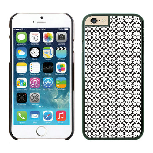 Coach In Confetti Signature Black iPhone 6 Cases EYP | Coach Outlet Canada